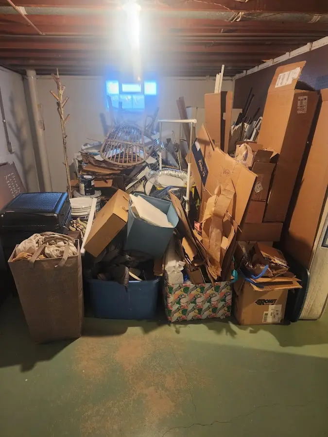 Roll-off dumpster container at job site for 8 Yard Dumpster Rental in Wolfforth